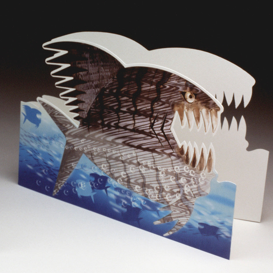 PIRANHA GREETING CARD