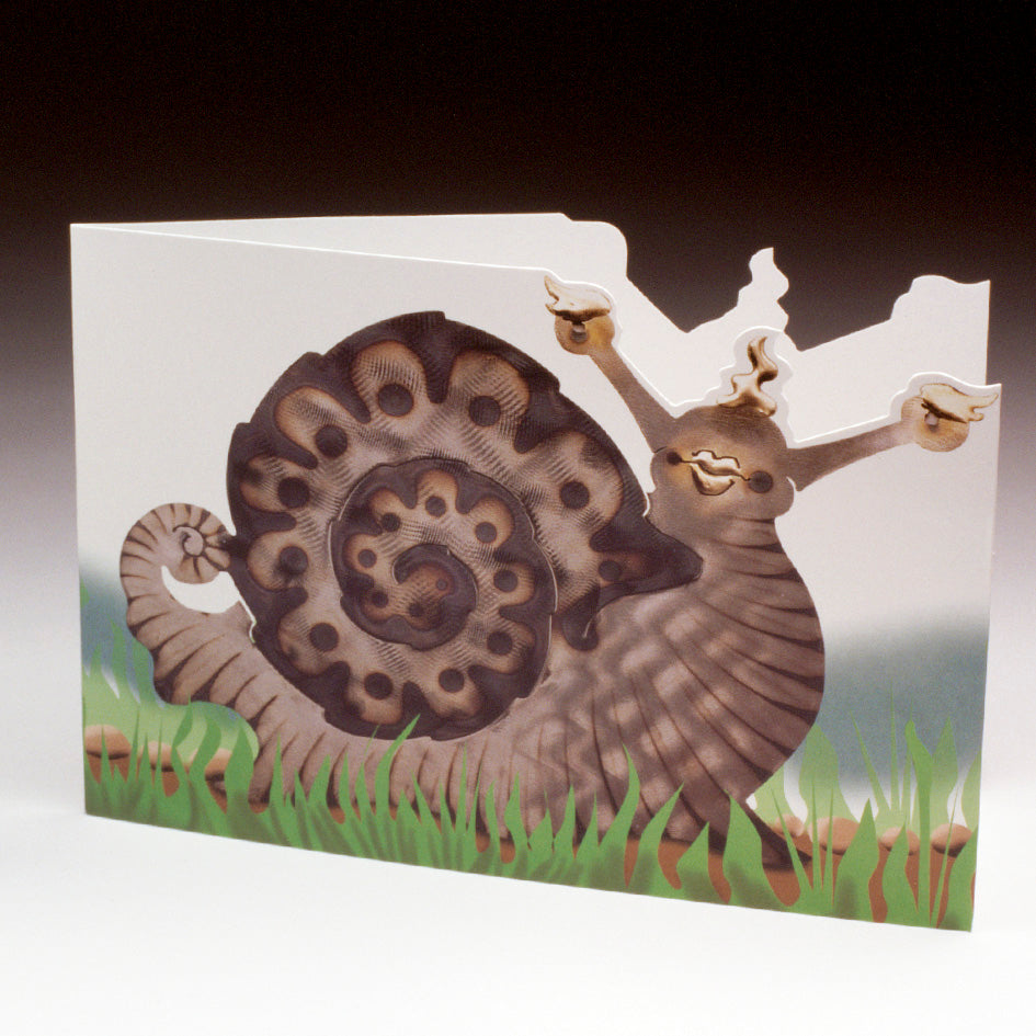 SNAIL GREETINGS CARD