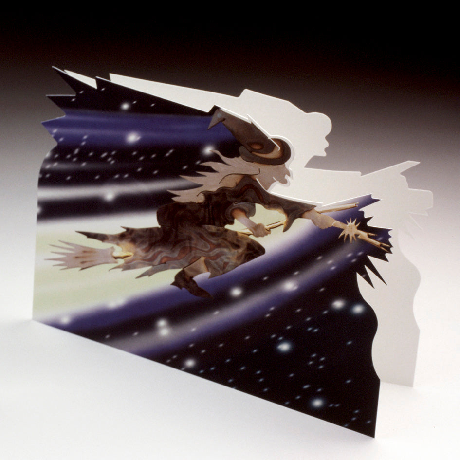 WITCH. GREETINGS CARD